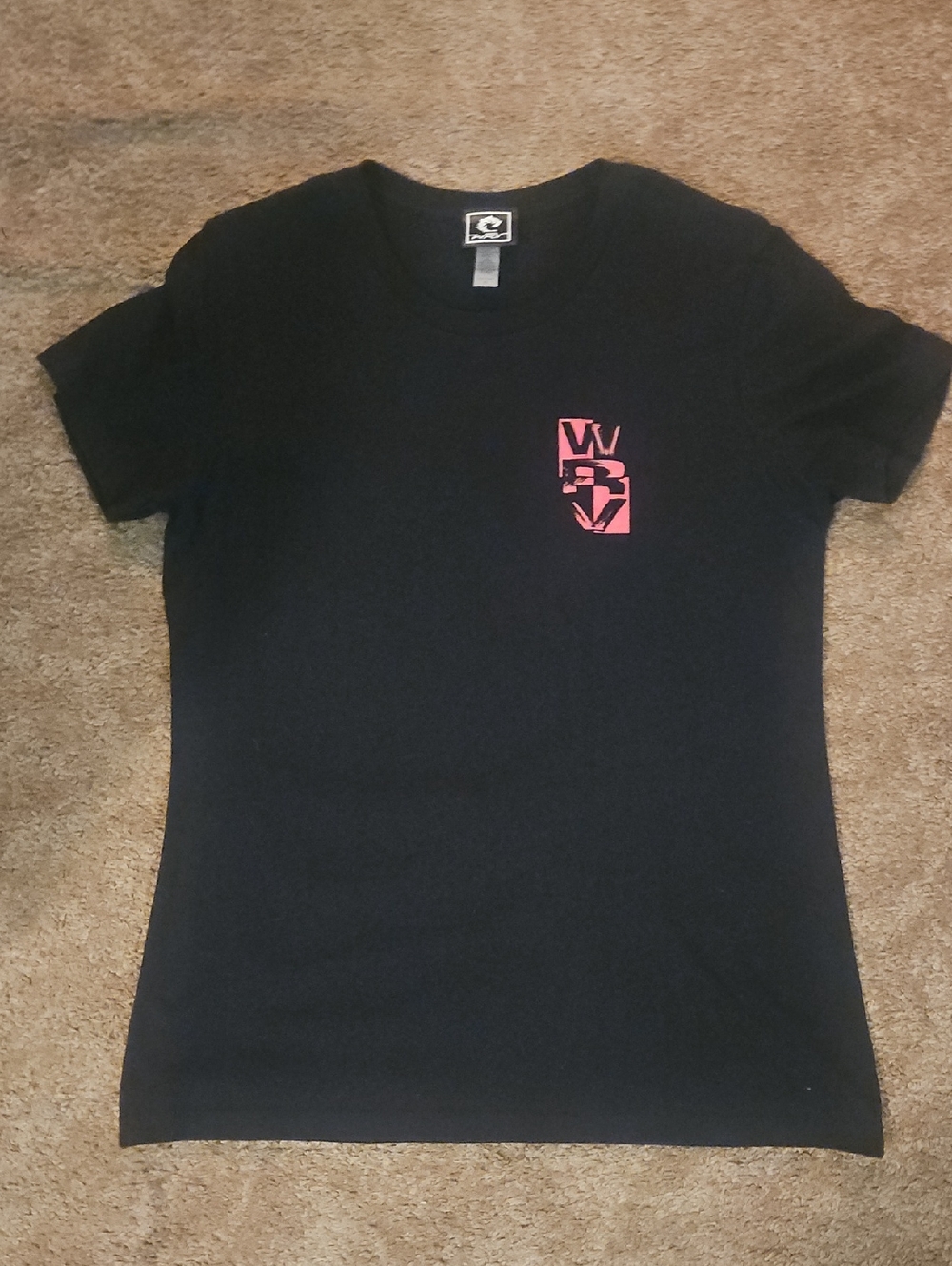 WRV Black & Pink Logo Tee
